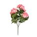 Ana Pink Geranium Artificial Flowers Geranium Bush Faux Geraniums Silk Flowers Outdoor Plant Bush Pink Geraniums for Floral Home Decor Indoor Garden Patio Grave Cemetary Vase