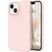 iPhone 14 Case Liquid Silicone Soft Gel Rubber iPhone 14 Phone Case Slim Thin Phone Case with Microfiber Lining Shockproof Protective Phone Cases Cover for 6.1 inch iPhone 14 Pink