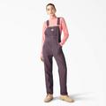 Dickies Women's Regular Fit Hickory Stripe Bib Overalls - Pink/navy Size XL (FBR11)