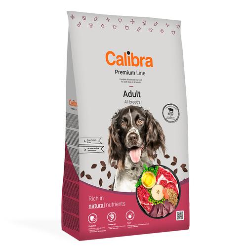 Sparpaket: 2x12kg Calibra Dog Premium Line Adult Rind Hundefutter trocken