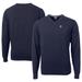 Men's Cutter & Buck Navy Auburn Tigers Alumni Logo Lakemont Tri-Blend V-Neck Pullover Sweater