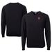 Men's Cutter & Buck Black Nebraska Huskers Alumni Logo Lakemont Tri-Blend V-Neck Pullover Sweater