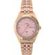 Timex Women's Waterbury Legacy x BCRF 36mm Watch - Rose Gold-Tone Bracelet Pink Dial Rose Gold-Tone Case, Pink/Gold, One Size, 36 mm X BCRF Waterbury Boyfriend 3-Hand Bracelet Watch, Pink/Gold,