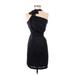 BCBGeneration Cocktail Dress - Sheath: Black Print Dresses - Women's Size 2X-Small