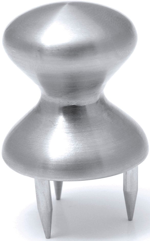 Käsehalter SWISSMAR, silber, Edelstahl, Spieße, Grillspieße, (Käsehalter), Edelstahl, 3 Zinken, ideal zum Servieren und Schneiden Image