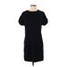 Gap Casual Dress - Shift: Black Solid Dresses - Women's Size 2X-Small
