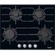 Miele KM3010 Stainless Steel and Glass 4 Burner Gas Hob