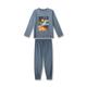 Sanetta Jungen-Schlafanzug lang Grau | Hochwertiger und bequemer Schlafanzug aus Baumwolle für Jungen. Pyjamaset für Jungen 128