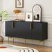 Sideboard Buffet Cabinet with 4 Doors, Console Table for Kitchen, Storage Cabinet Coffee Bar Accent Cabinet for Living Room