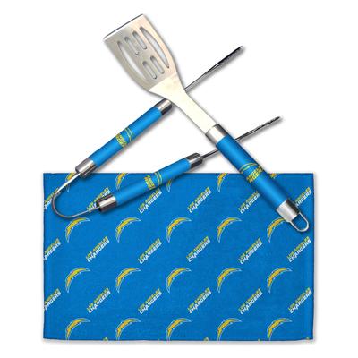 NFL LA Chargers 3 Piece BBQ Utensil Set - N/A