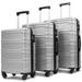 Luggage Hard Shell Suitcases Set of 3 Expandable Lightweight ABS Suitcase Spinner Suitcase with TSA Lock (20"24"28")