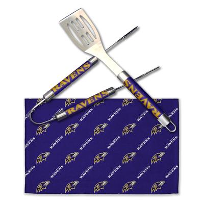 NFL Baltimore Ravens 3-piece BBQ Utensil Set