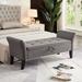 Storage Bench for Bedroom End of Bed, Velvet Ottoman Bench with Storage and Arms, Upholstered Storage Ottoman Bench for Bedroom