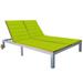 vidaXL Patio Lounge Chair Sunlounger Sunbed with Cushion Solid Acacia Wood