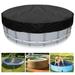 6 Ft Round Pool Cover Solar Covers for Above Ground Pools Swimming Pool Cover Protector with Tie-Down Ropes Inground Pool Cover Waterproof Dustproof Hot Tub Cover