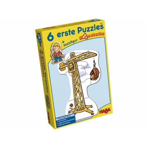 6 Erste Puzzles (Kinderpuzzle), Baustelle - HABA Sales GmbH & Co. KG