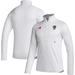 Men's adidas White NC State Wolfpack 2023 Sideline AEROREADY Half-Zip Top