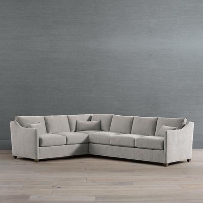 Reagan Modular Collection - Left Arm Corner Sofa, Ocean Miles Stripe - Frontgate