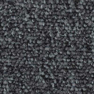 Teppichboden BODENMEISTER "Baltic, Schlinge - meliert, Made in Belgium", grau (anthrazit grau), B:400cm H:5mm L:350cm, Polyamid, Teppiche, Wohnzimmer, Schlafzimmer, Kinderzimmer, Breite 400/500 cm Image