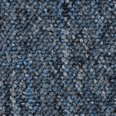 Teppichboden BODENMEISTER "Astano, Schlinge, Made in Netherlands", blau, B:400cm H:6mm L:800cm, Polypropylen, Teppiche, meliert, Breite 400 oder 500 cm, Wohnzimmer, Schlafzimmer