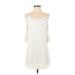 Charlotte Russe Casual Dress - Slip dress: Ivory Dresses - Women's Size X-Small