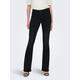 Bootcut-Jeans ONLY "ONLBLUSH MID FLARED DNM TAI1099 NOOS" Gr. M (38), Länge 32, schwarz (washed black) Damen Jeans Bootcut