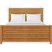 Camden Isle Furniture Caroline Bed w/ Paneled Headboard & Footboard Wood in Brown | 43.3 H x 78.3 W x 83.5 D in | Wayfair 116633