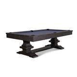 Plank & Hide Beaumont Slate Pool Table w/ Professional Installation Solid Wood in Blue/Black | 32 H x 101 W x 57 D in | Wayfair Beaumontacademyblue