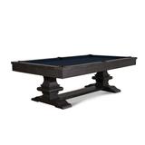 Plank & Hide Beaumont Slate Pool Table w/ Professional Installation Solid Wood in Blue/Black | 32 H x 101 W x 57 D in | Wayfair