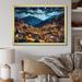 Millwood Pines Steadham Small Alpine Village In Fall I Metal in Blue/Brown | 30 H x 40 W x 1.5 D in | Wayfair C296F7E4E53A4F45A99CF5AAA9B0F23D