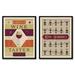 Trinx 2 Piece Set - Vintage Wine for Kitchen, Wet Bar By Anderson Design Group Paper | 24 H x 18 W x 20 D in | Wayfair