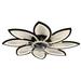 Wrought Studio™ Dorretta Ceiling Fan w/ LED Lights, Metal in Black | 35.4 H x 35.4 W x 10.2 D in | Wayfair 8DA375355D0B461D9E639E4EBCF2DB5A