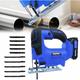 Day Plus - Electric Jigsaw with Laser Guide led Light Hand Saw 4 Variable Speed Cutting diy