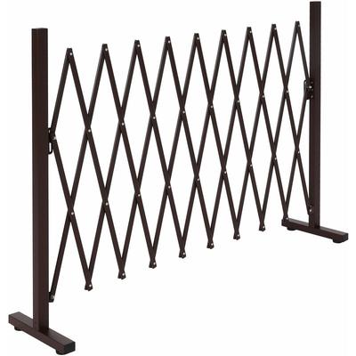 HHG - Alu Absperrgitter 395, Scherengitter Schutzgitter Zaun, ausziehbar schwenkbar Stahl Image