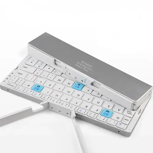 Bogen faltbare Bluetooth-Tastatur wiederauf ladbare Tastatur Mini faltbare drahtlose Tastatur