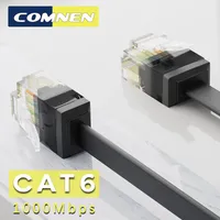 Comnen cat6 flat utp ethernet netzwerk kabel rj45 patch lan utp kabel patch lan cat 6a netzwerk für