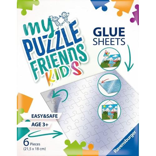 Ravensburger Kinderpuzzle - 13301 My Puzzle Friends Glue Sheets - Klebefolien für Kinderpuzzle - Ravensburger Verlag