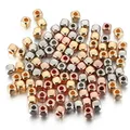 400pcs 3-4mm CCB Square Spacer Beads Rose Gold Color Mini Seed bead for Bracelet Necklace Jewelry
