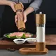 Antique Color Wooden Pepper Mill Manual Salt Spice Grinder With Adjustable Ceramic Core Pepper