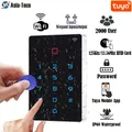 Waterproof WiFi Tuya App Backlight Touch 125khz RFID Card Access Control Keypad WG26 Output Alarm