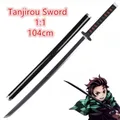 104cm Demon Slayer Sword Weapon Cosplay Armed Katana PU Ninja Knife Samurai Sword Prop Toys For