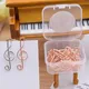 Letter Paper Clip Piano Music Book Paper Sheet Plastic Musical Note Spring Holder Folder for Piano