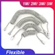 Flexible Spring Shower head Hose tube plastic Water Toilet Bidet Sprayer Telephone Line soft Hoses