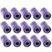 15 Rolls Pet Claw Printed Bags Pet Waste Bag Pet Poop Bags Pouch Holder Disposable Garbage Bags (Purple)
