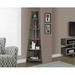 Monarch Specialties Dark Taupe Reclaimed-Look 72 H Inch Corner Accent Etagere