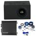 Rockville Punisher 8D2 8 750w RMS Competition Car Subwoofer+Kicker Amp+Sub Box