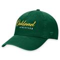 Women's Fanatics Branded Green Oakland Athletics Script Adjustable Hat