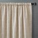Theodore Embroidered Curtain Panel - Linen, 48" x 108" - Frontgate