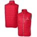 Men's Cutter & Buck Red PGA TOUR Volunteers Big Tall Rainier PrimaLoft Eco Insulated Full-Zip Puffer Vest