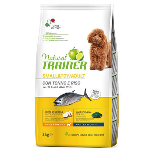 2kg Natural Trainer Dog Adult Small & Toy mit Thunfisch Hundefutter trocken